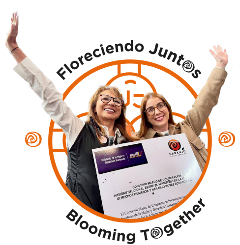 Blooming Together. Maryluz Naranjo y Minister Arianna Tanca